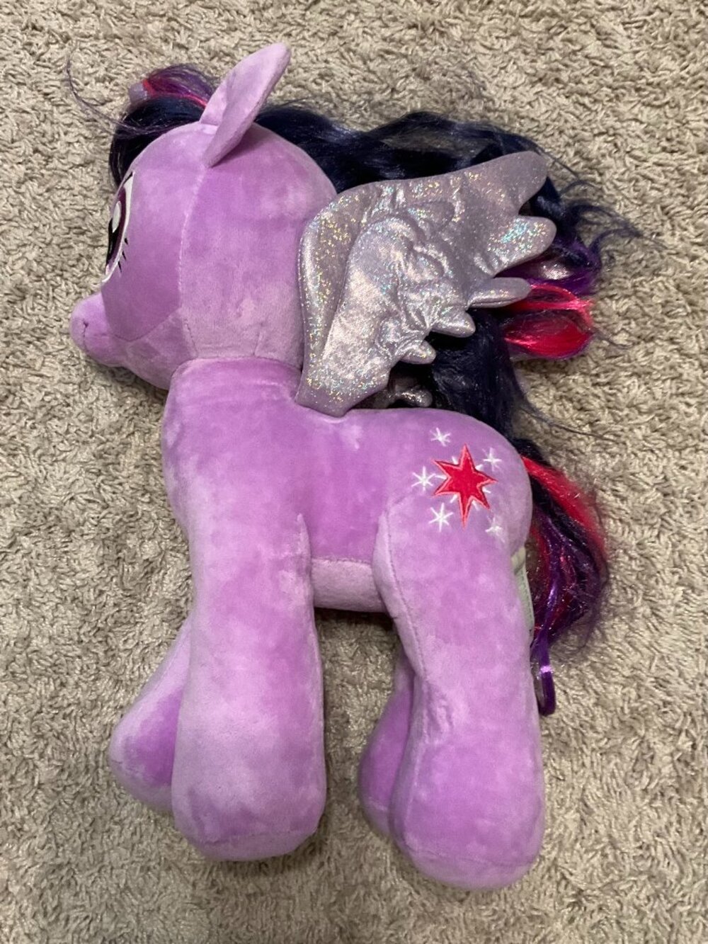 Build-A-Bear Workshop My Little Pony Twilight Sparkle Plush Toy.